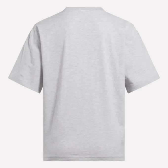 T-shirt à manches courtes oversize avec grand logo pour femme