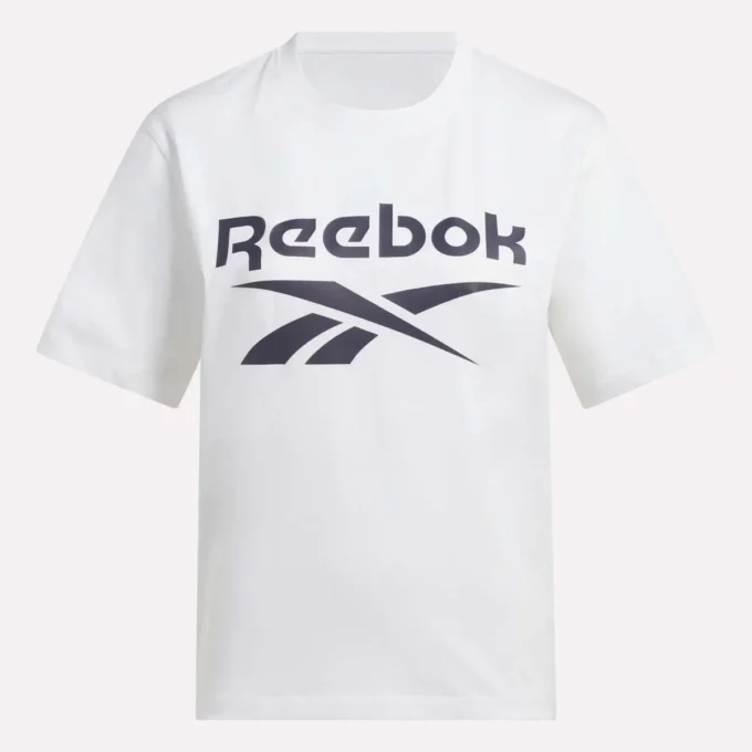 T-shirt à manches courtes oversize avec grand logo pour femme
