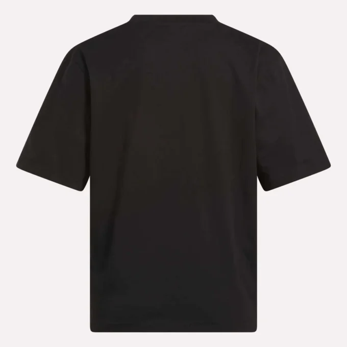 T-shirt à manches courtes oversize avec grand logo pour femme