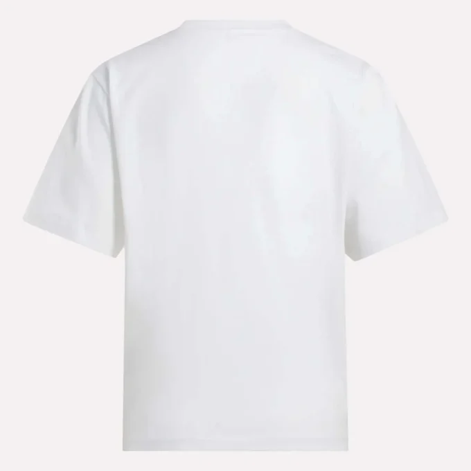 T-shirt à manches courtes oversize avec grand logo pour femme