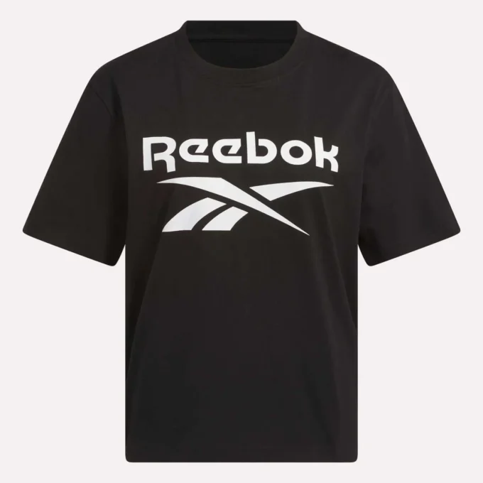 T-shirt à manches courtes oversize avec grand logo pour femme