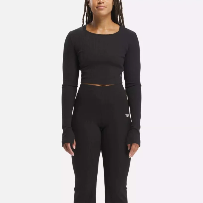 T-shirt à manches longues Classics Wardrobe Essentials pour femme