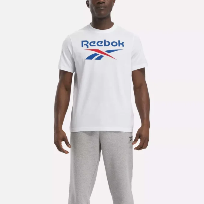 T-shirt Reebok Identity Big Stacked Logo pour homme
