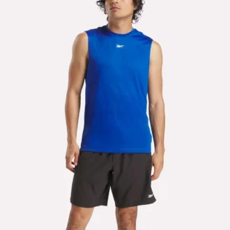 T-shirt technique sans manches Train pour homme