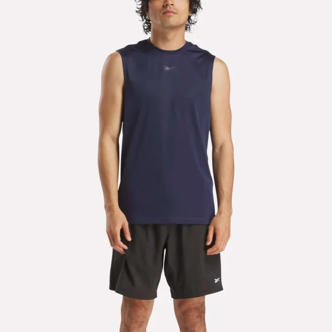 T-shirt technique sans manches Train pour homme