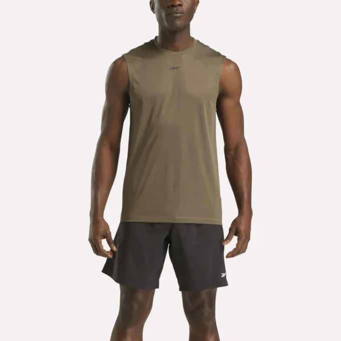 T-shirt technique sans manches Train pour homme
