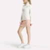 Veste de golf à fermeture éclair intégrale et coutures performantes pour femmes
