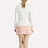 Veste de golf à fermeture éclair intégrale et coutures performantes pour femmes