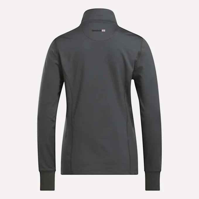 Veste de golf à fermeture éclair intégrale et coutures performantes pour femmes