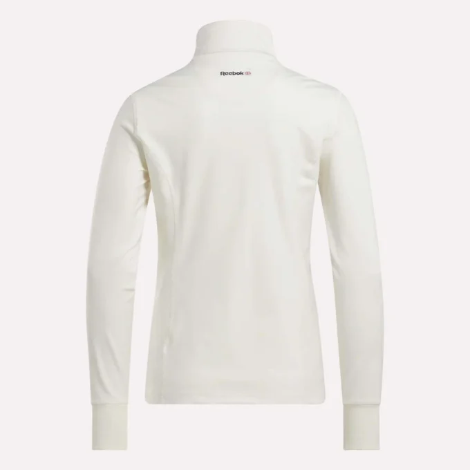 Veste de golf à fermeture éclair intégrale et coutures performantes pour femmes