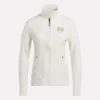 Veste de golf à fermeture éclair intégrale et coutures performantes pour femmes